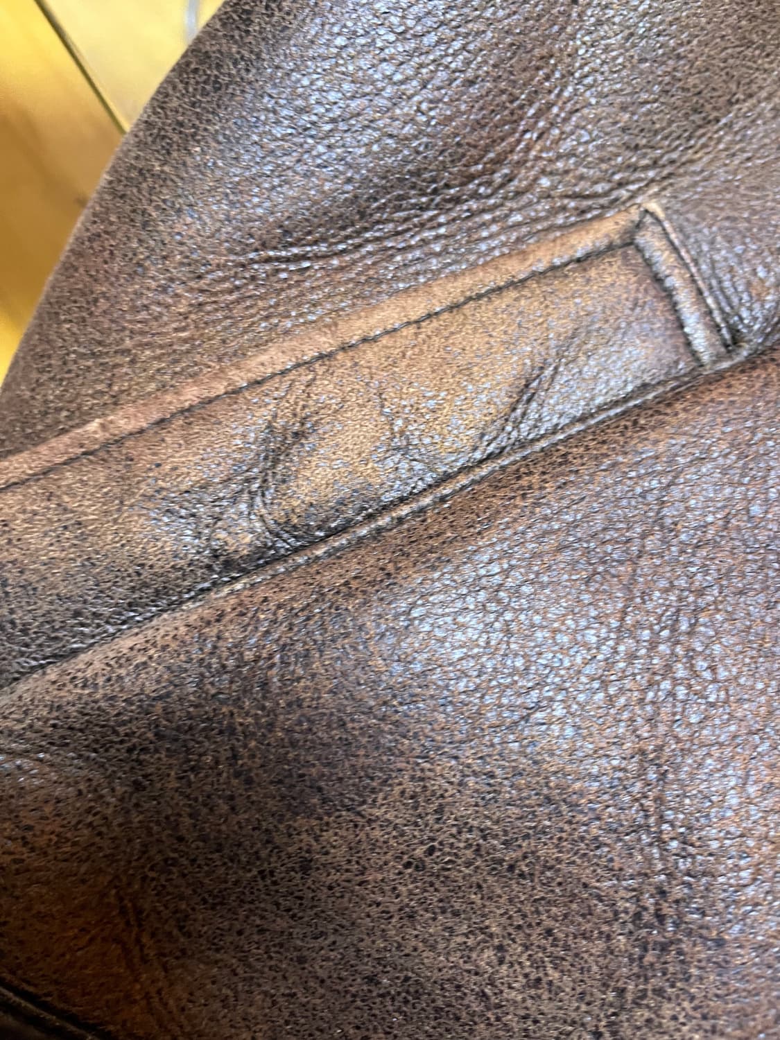 b-3 무스탕 메이드인이탈리아 110 사이즈 상품이미지7