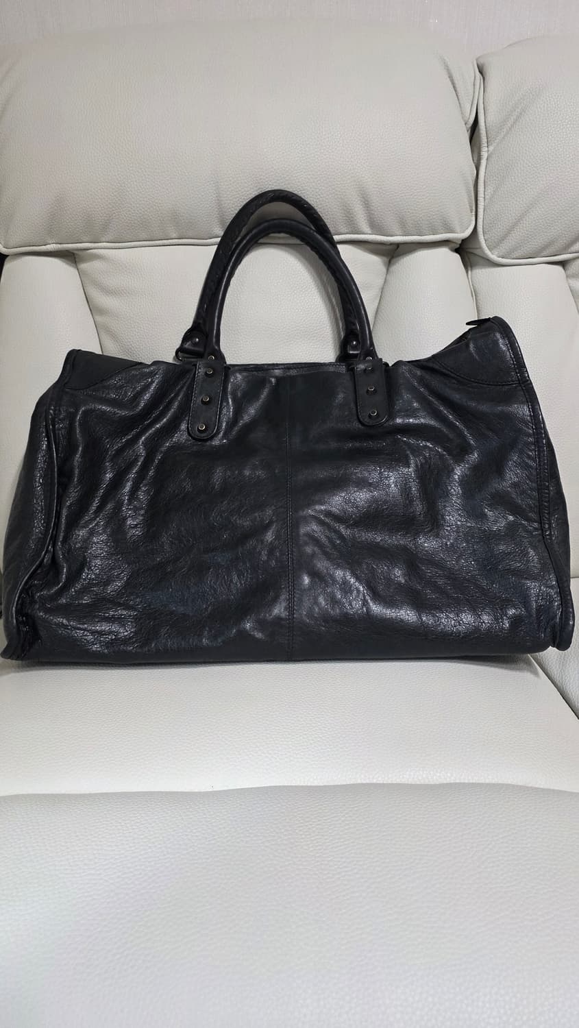 발렌시아가 모터백 위켄더 블랙 다크그린 + 주문제작 이너백 상품이미지2