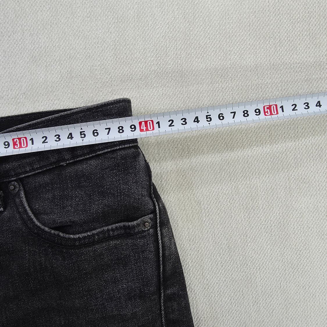 [W30 L32] 리바이스 511 흑청 워싱 데님 팬츠 바지 1229J 상품이미지9