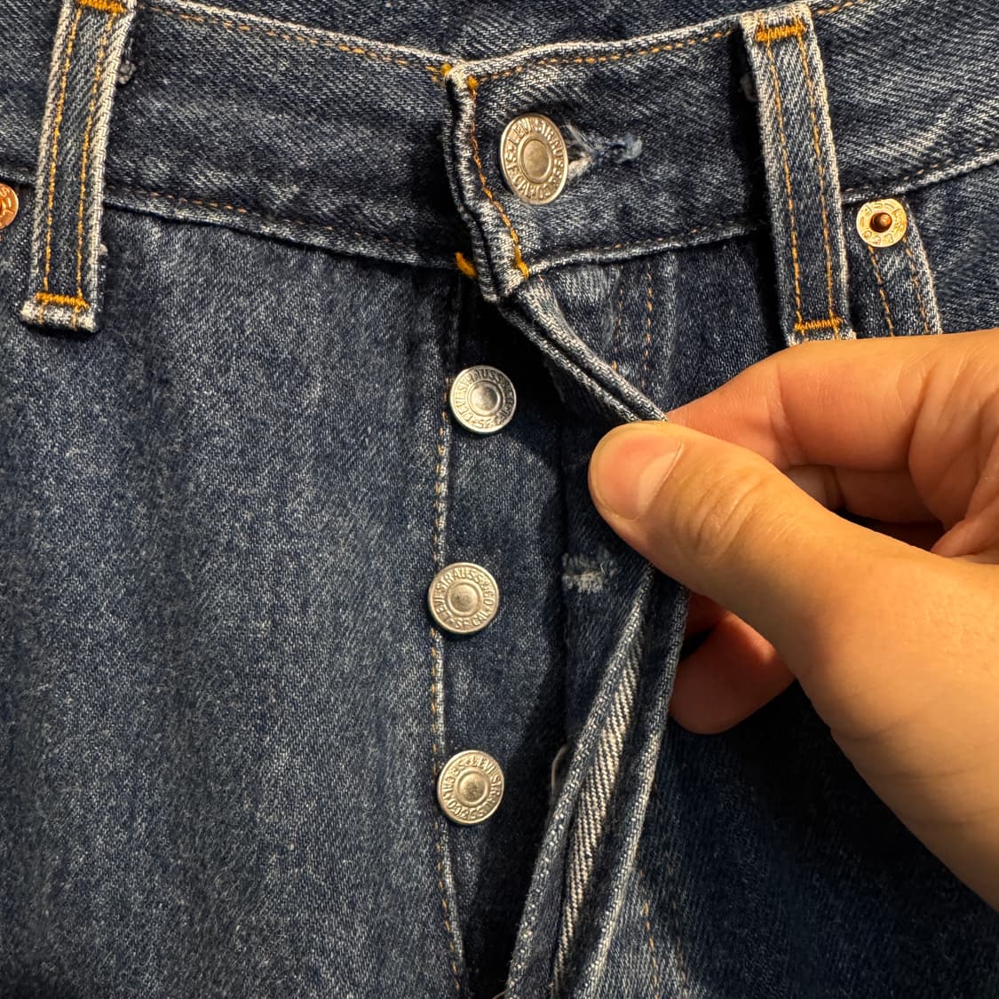 90s Levis 501 Denim Pants Made In USA 상품이미지3