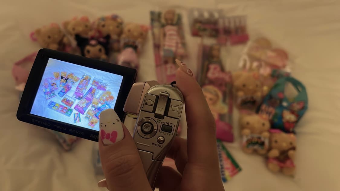 산요 작티 핑크 캠코더 상품이미지3