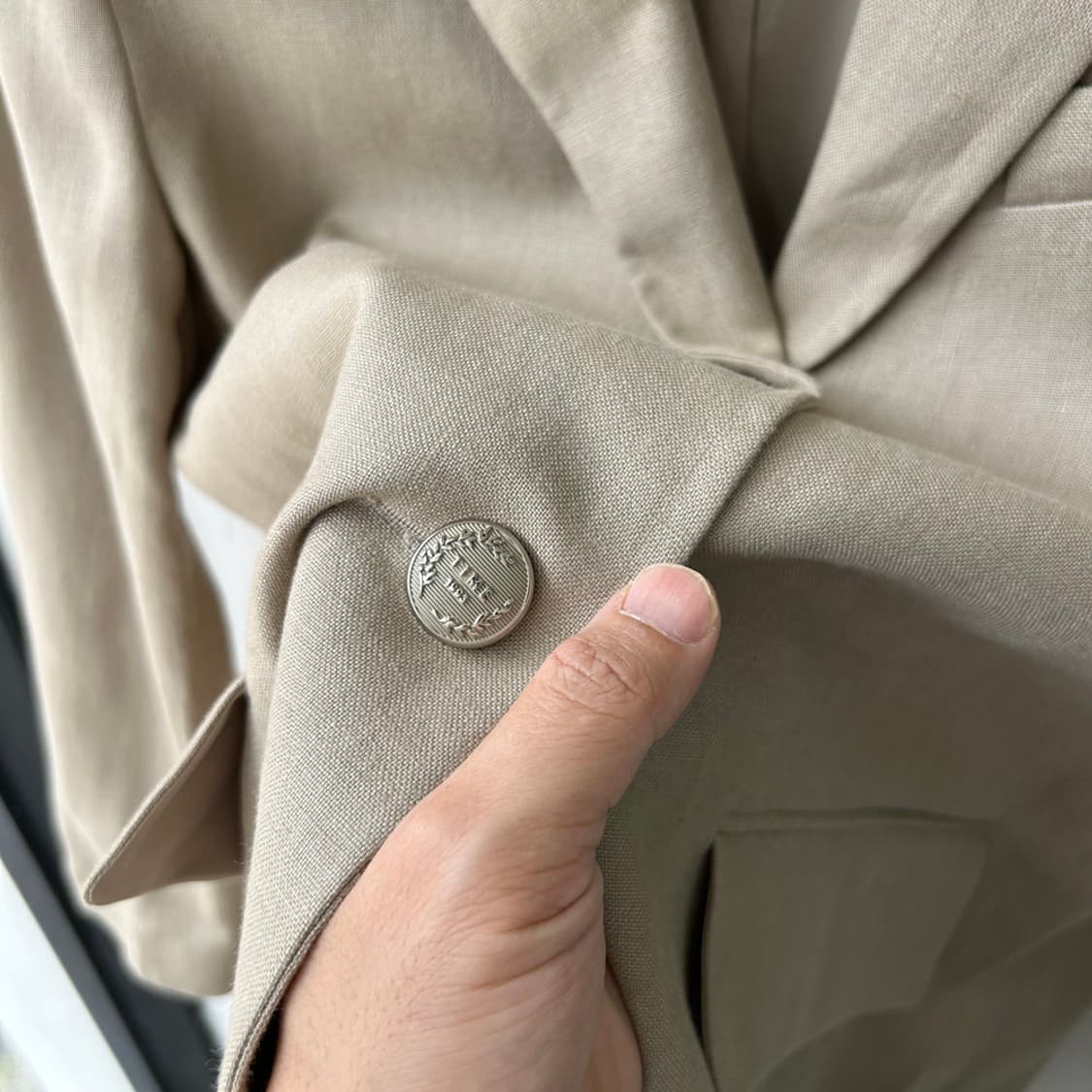 17173 - 24S/S 타임 린넨 블레이저 자켓 상품이미지4