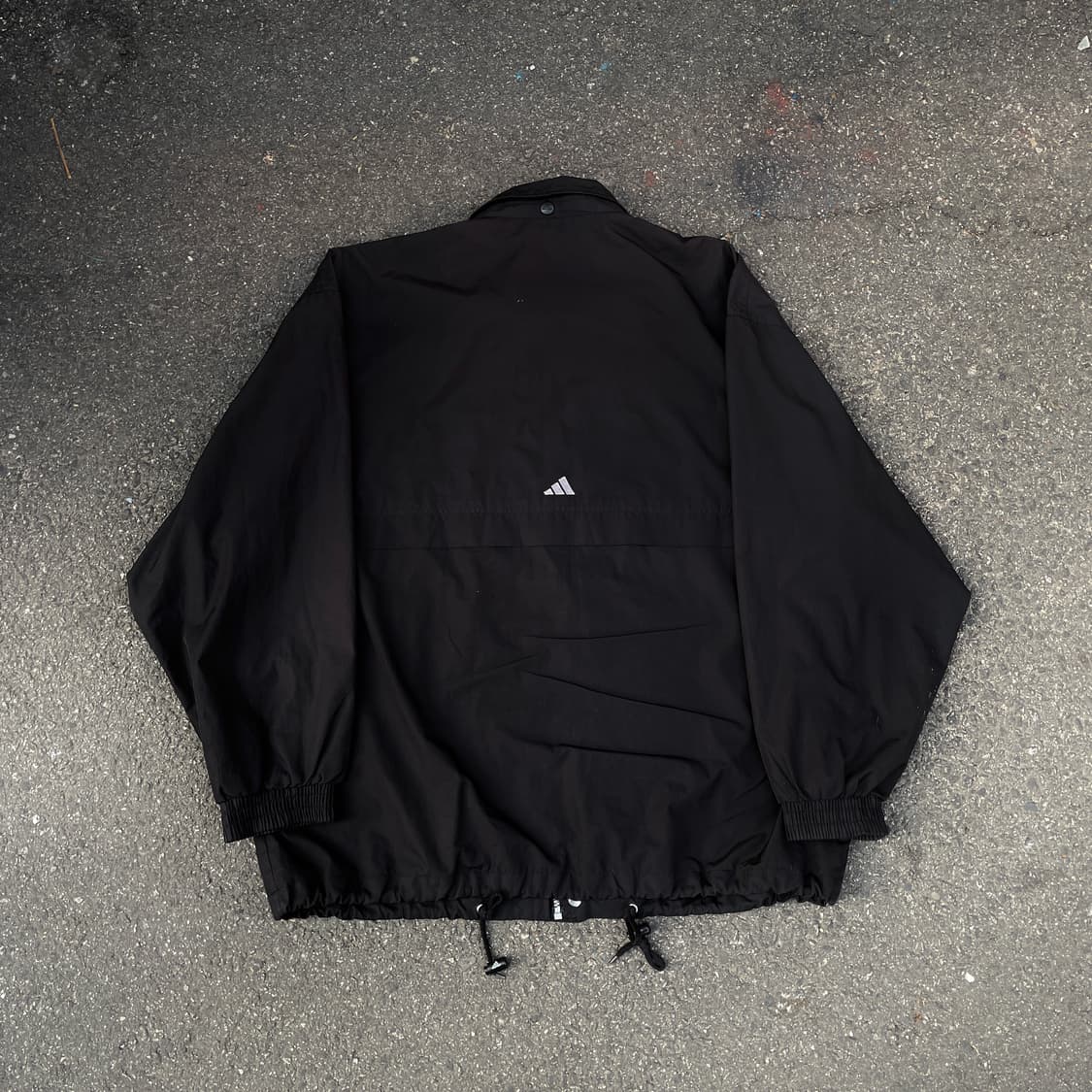 90s 아디다스 코리아 올드스쿨 바람막이 백로고 트랙자켓 XL 상품이미지4