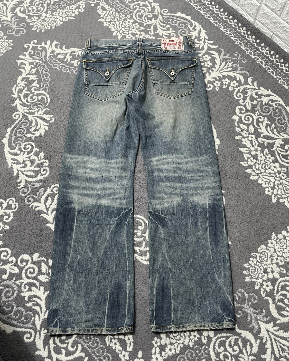 Eng  Jeans 일렉트로닉 워싱 데님 팬츠 상품이미지1