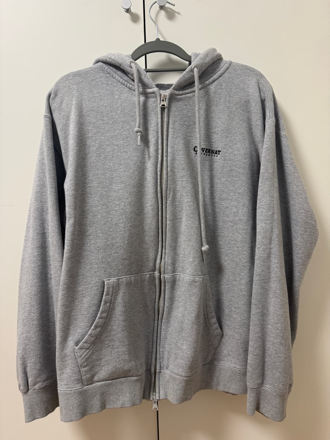 커버낫 후드 집업 그레이 XL 상품이미지4