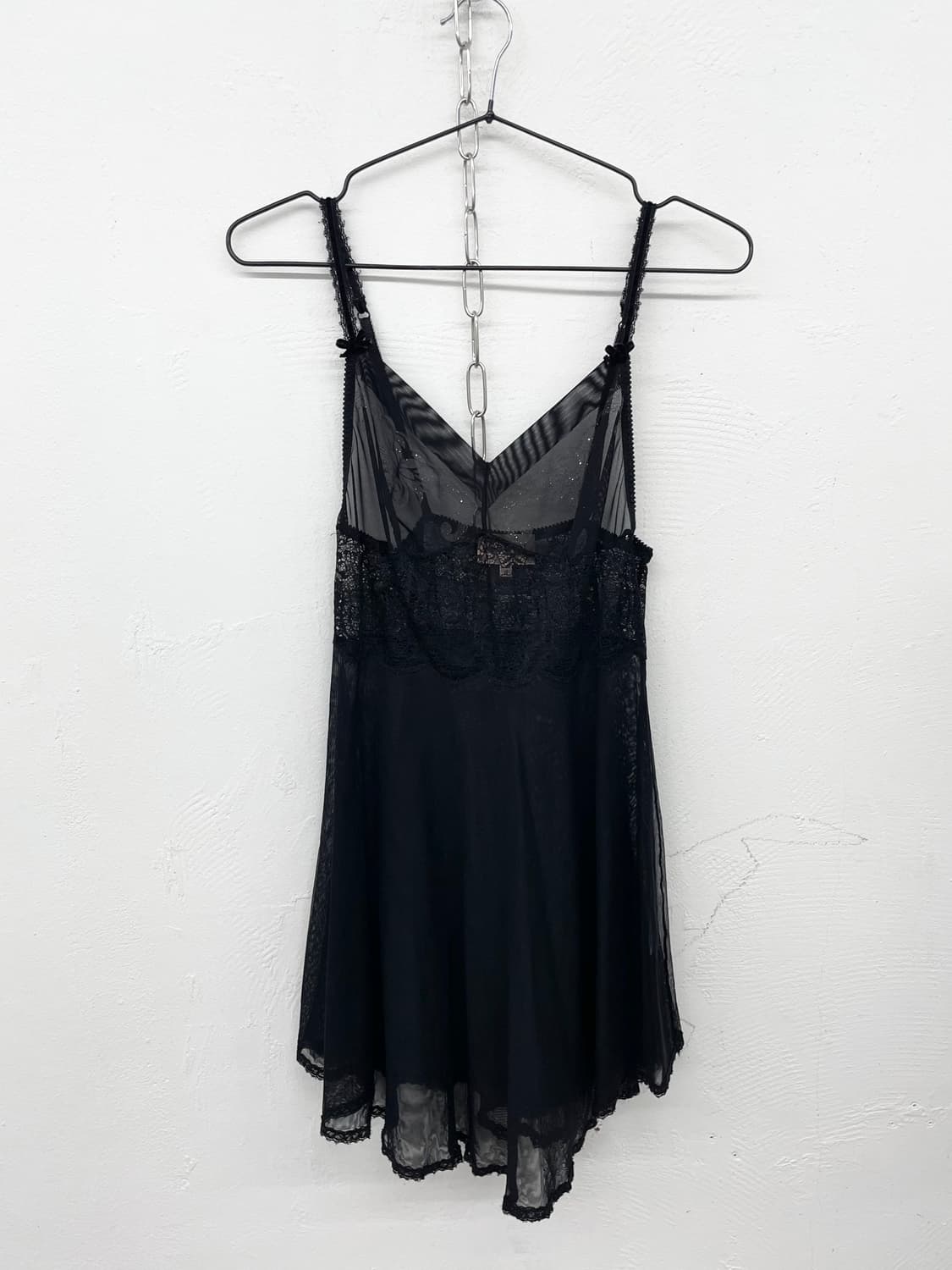 에블린 블랙페어리 시어 슬립 상품이미지5