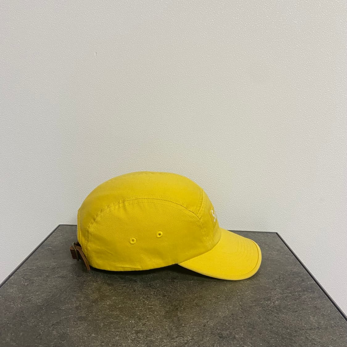 (OS) 슈프림 박스로고 캠프캡 모자 워시드 옐로우 상품이미지3