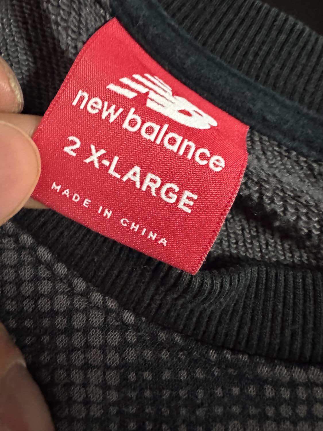 뉴발란스 빅 사이즈 프린팅 맨투맨 2XL 상품이미지3