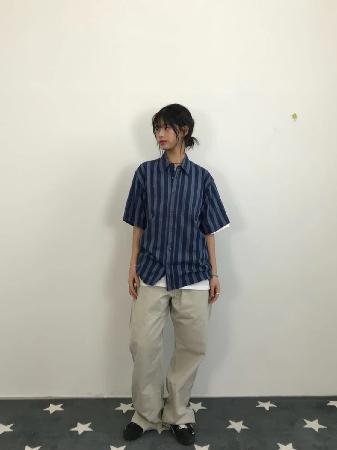 Troy Bros Blue Stripe Shirt 상품이미지1