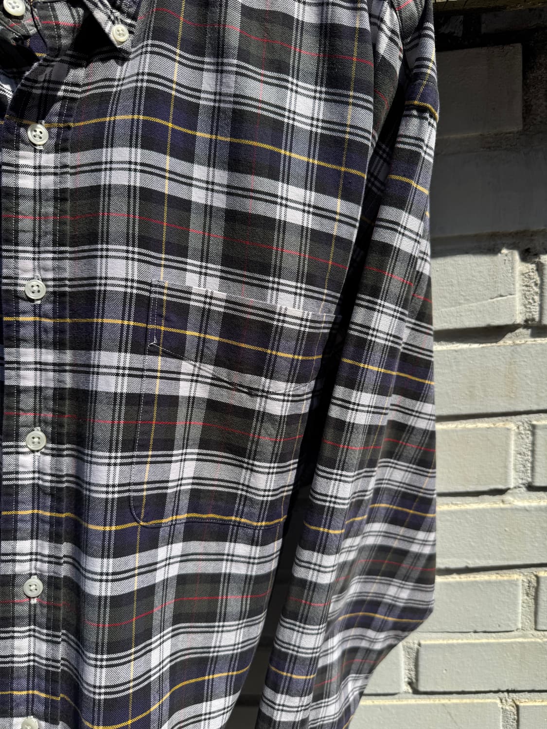 [L]90s 폴로 랄프로렌 The Big Oxford 체크 옥스포드 셔츠 상품이미지3