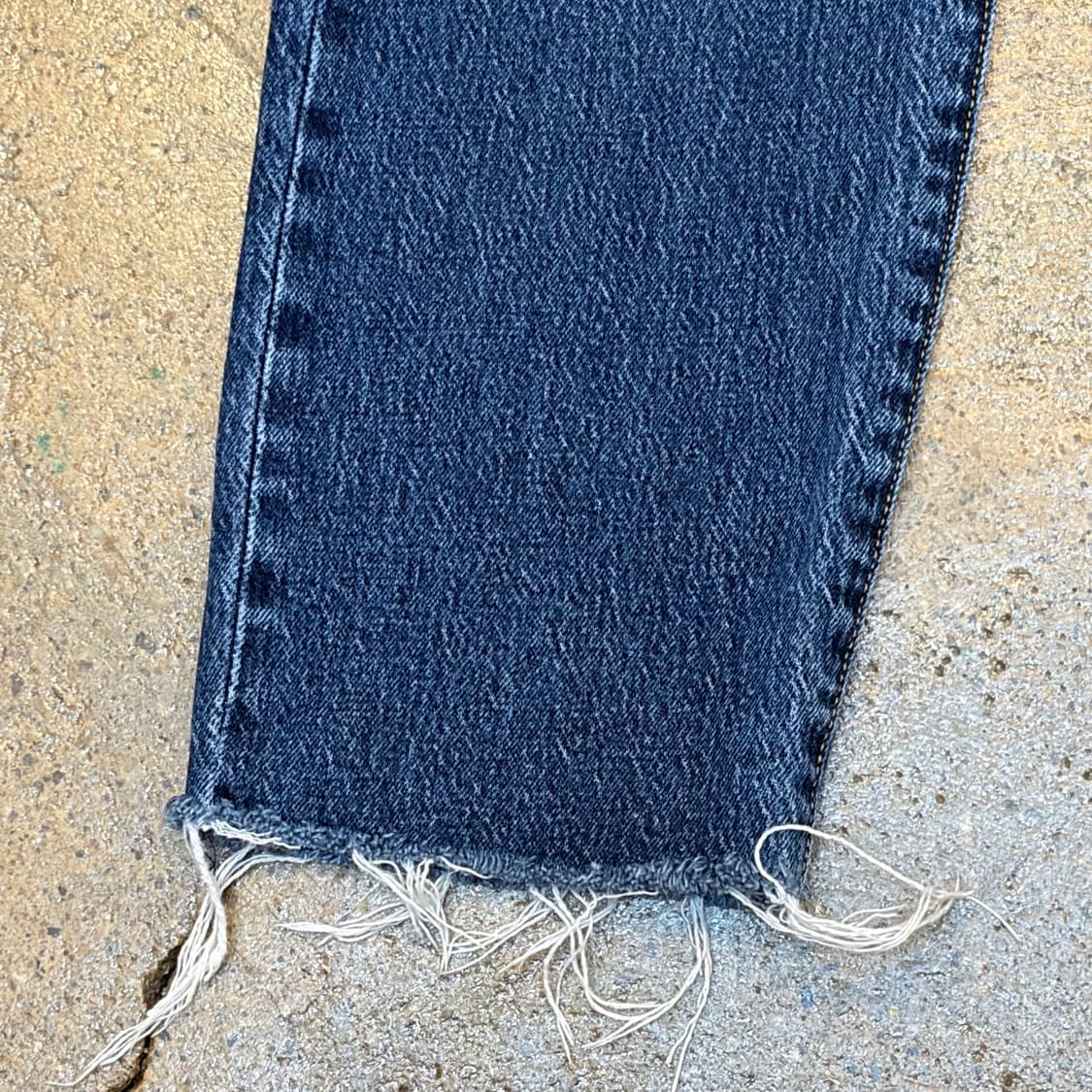 USA 빈티지 리바이스 빅E 웻지스트레이트 여성 청바지 상품이미지6