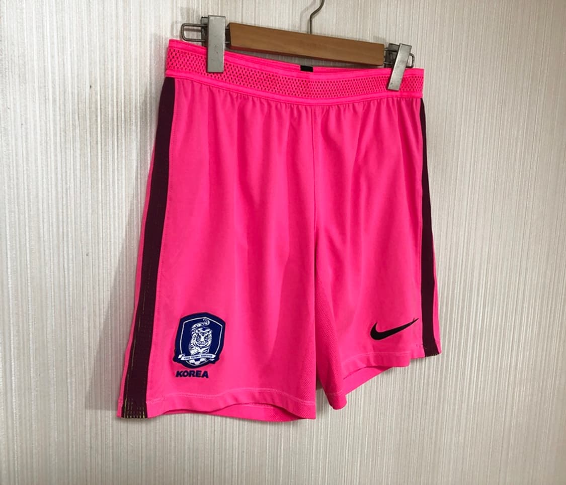 나이키국대 국대KOREA 16-18 국대골키퍼 지급용 쇼츠 L 핫핑크 상품이미지7