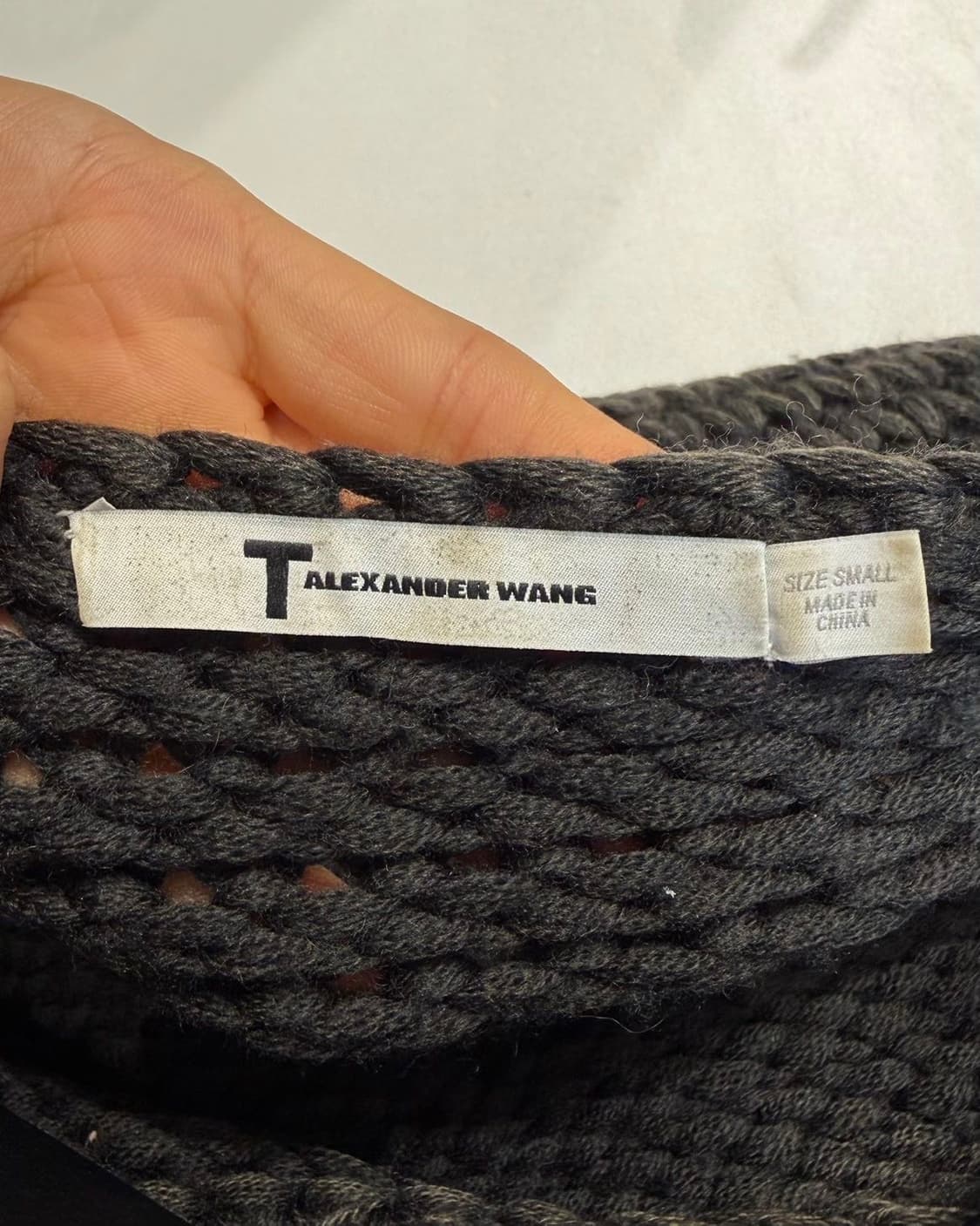 티 바이 알렉산더 왕 올리브 그런지 니트  상품이미지8