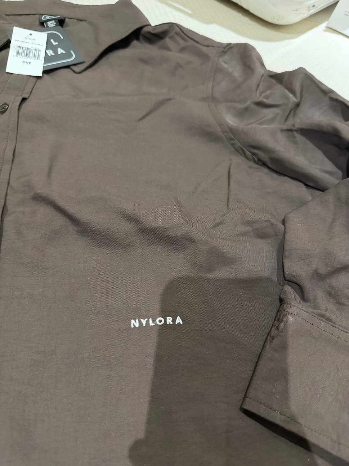 나일로라 브라운 셔츠M 상품이미지5