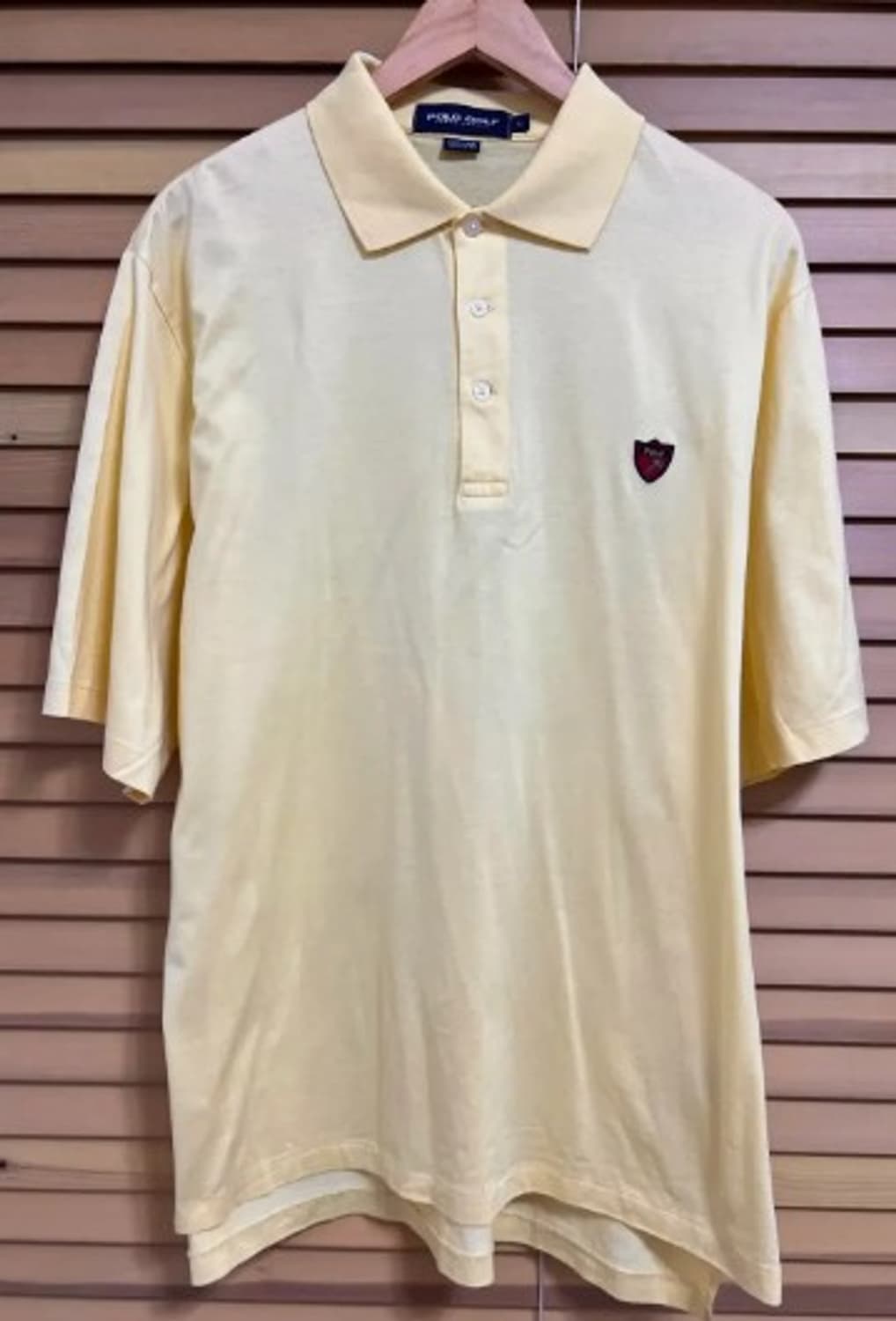 폴로골프 남성 옐로우 카라반팔티셔츠 L 상품이미지2