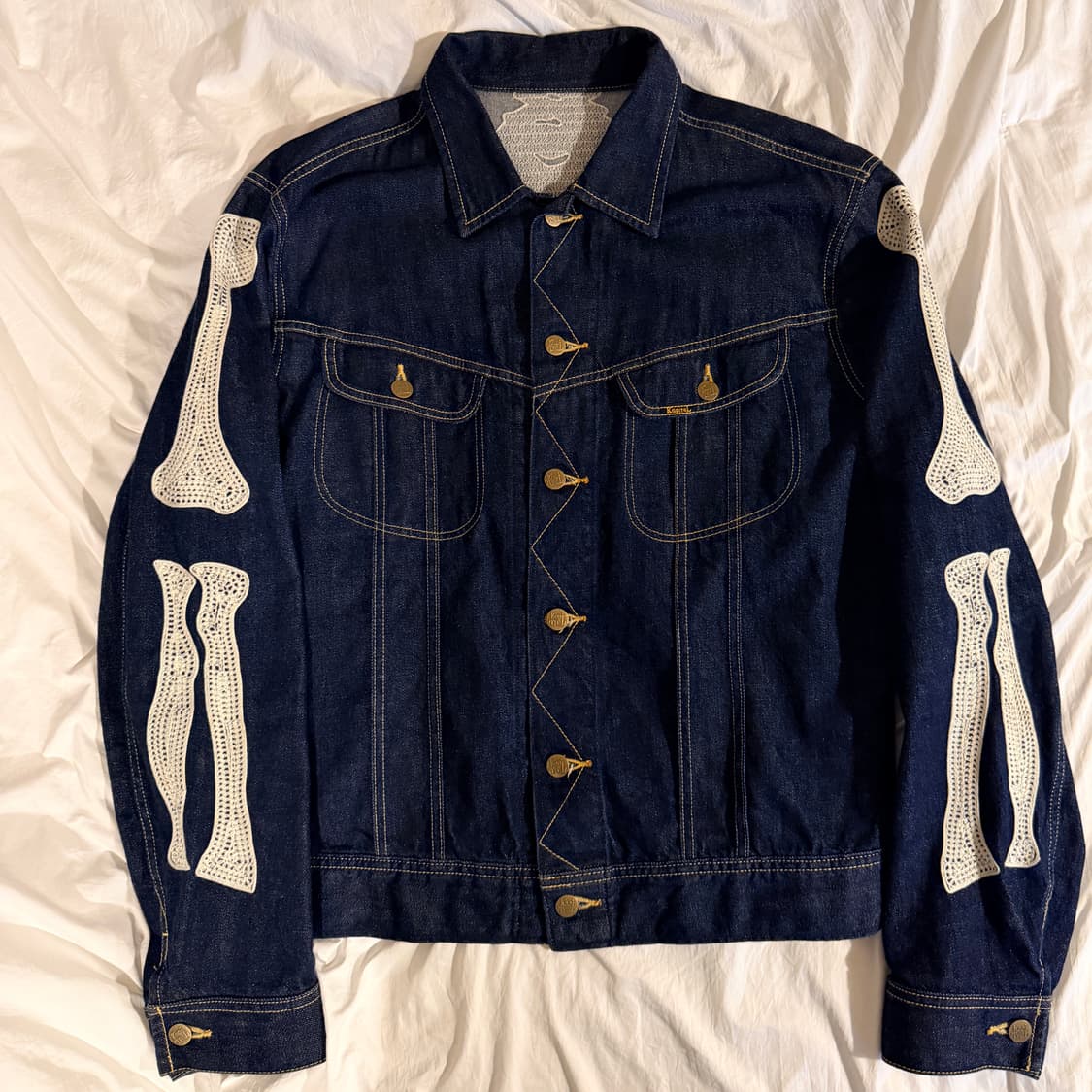 46) 캐피탈 본 인디고 데님 자켓 상품이미지5
