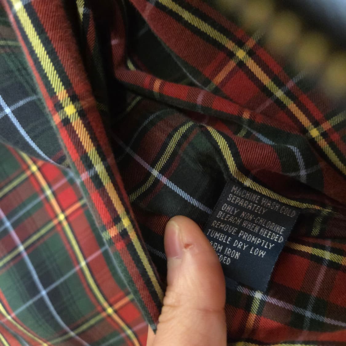 폴로 스윙탑 자켓 네이비 체크 안감 s 상품이미지4