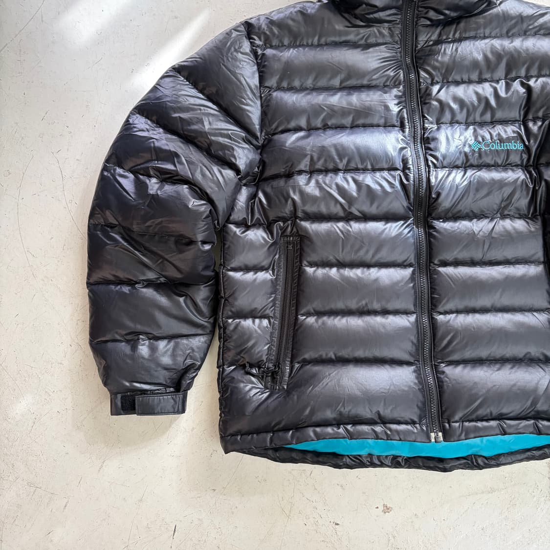 00s 컬럼비아 빈티지 경량패딩 M 상품이미지3