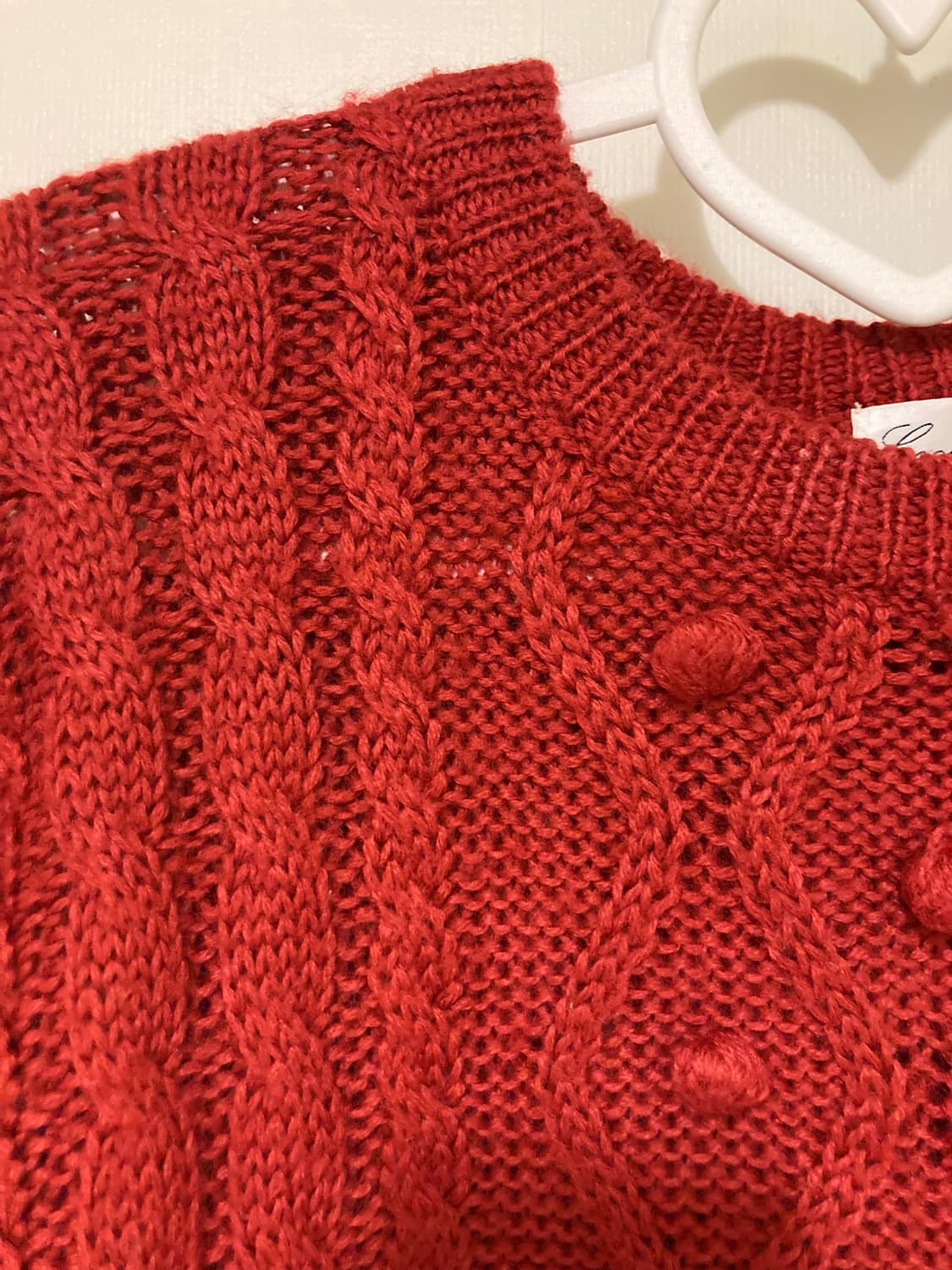 딸기 폼폼이 니트 상품이미지8