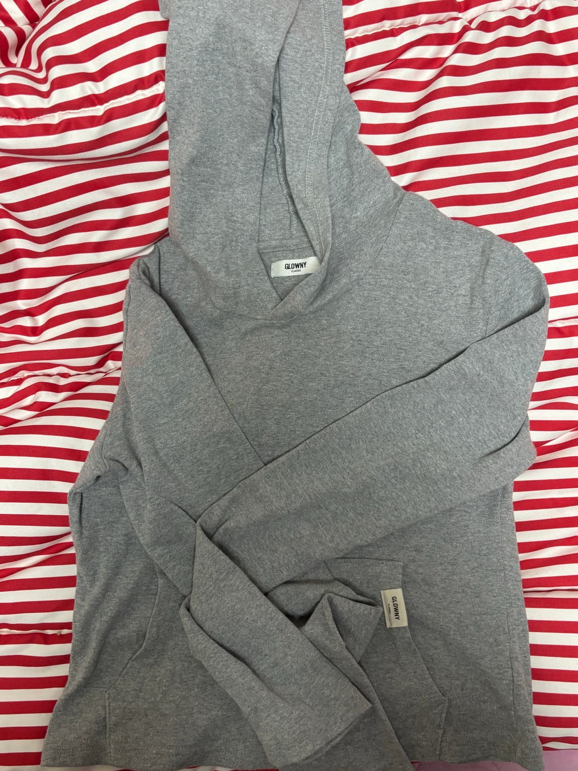 글로니 G COMFORT HOODIE (GRAY) 상품이미지2