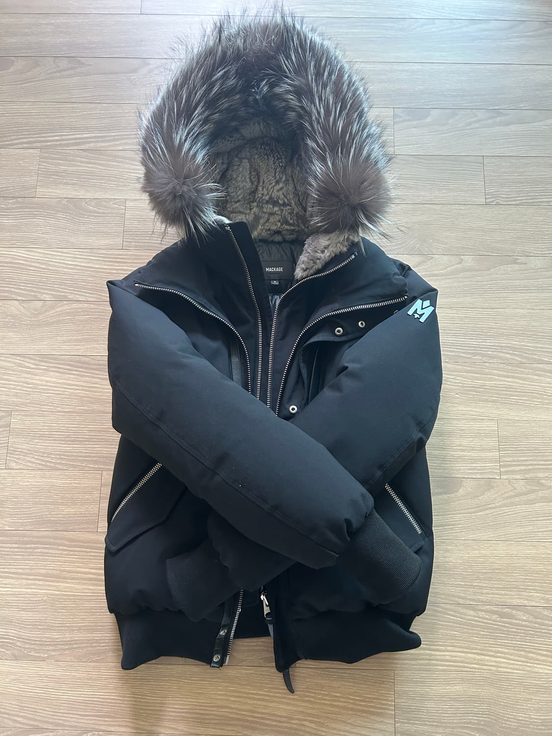 맥케이지 딕슨 실버퍼 38사이즈 상품이미지1