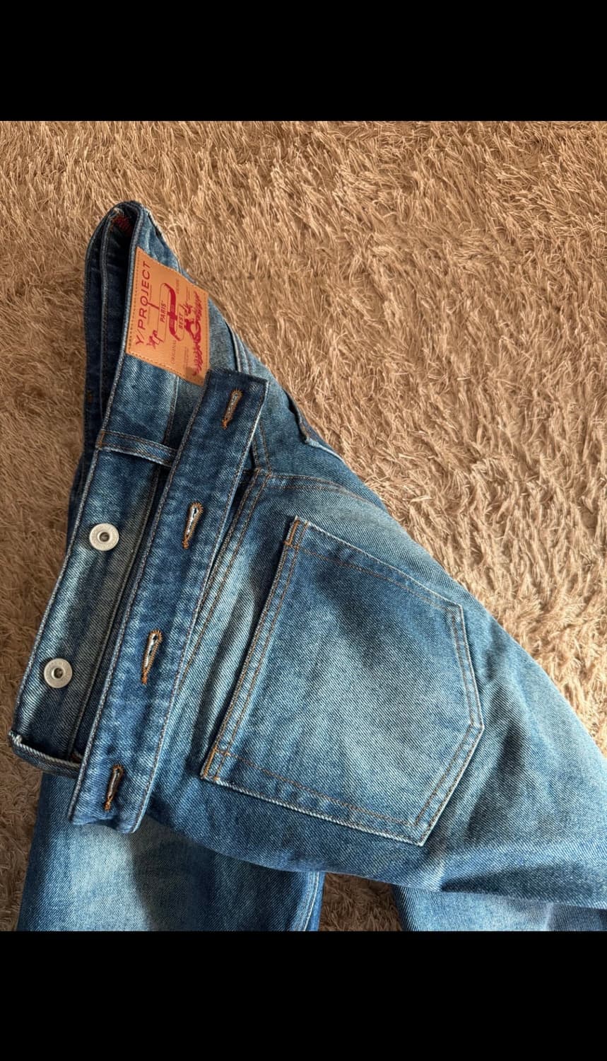 Y/project 레이지 데님팬츠 상품이미지2