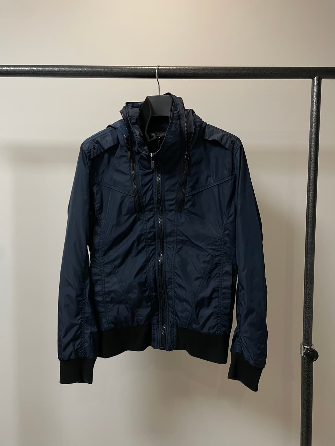 (105) tbj 네이비 락시크 블루종 바람막이 자켓 상품이미지2