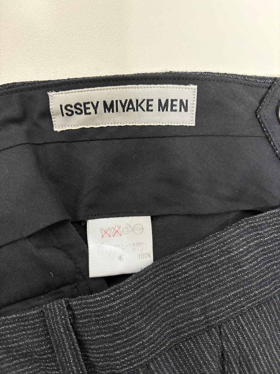 90s 90년대 이세이미야케 스트라이프 울 팬츠  상품이미지5