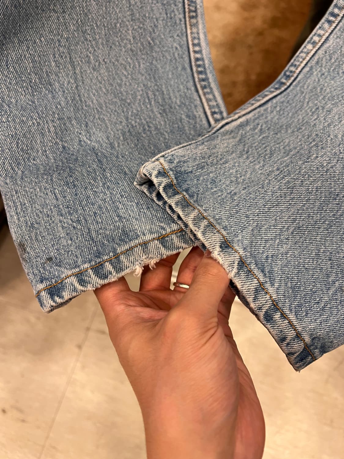 90s Levis 리바이스 501 데님 팬츠 (26inch) (USA) 상품이미지7