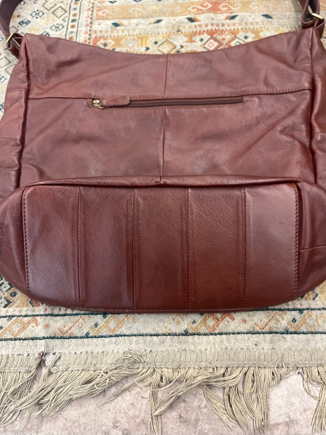 빈티지 레더백 브라운 #csz2853 상품이미지3