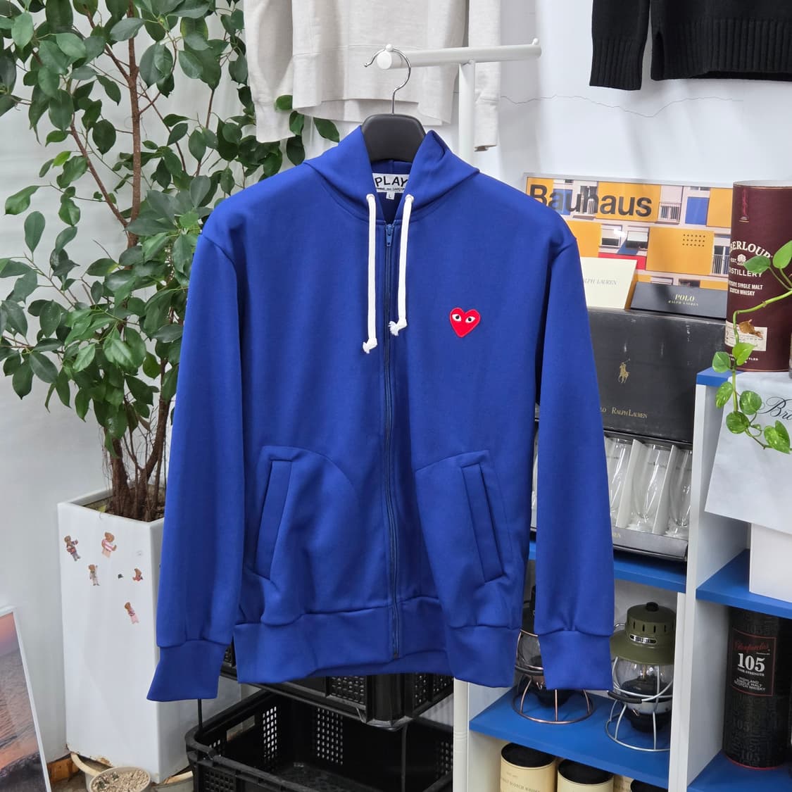 꼼데가르송 후드집업 L 상품이미지1