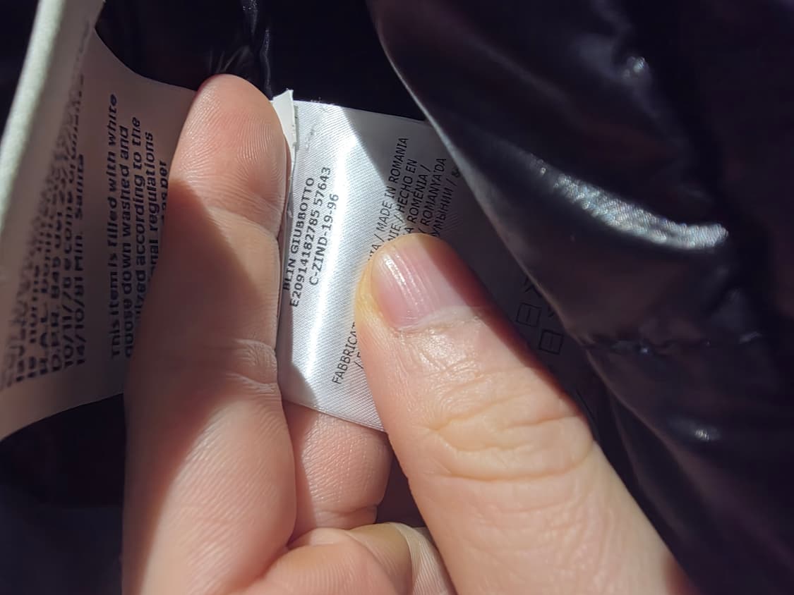 몽클레어 남성 체크 패딩 점퍼/ 3 상품이미지6