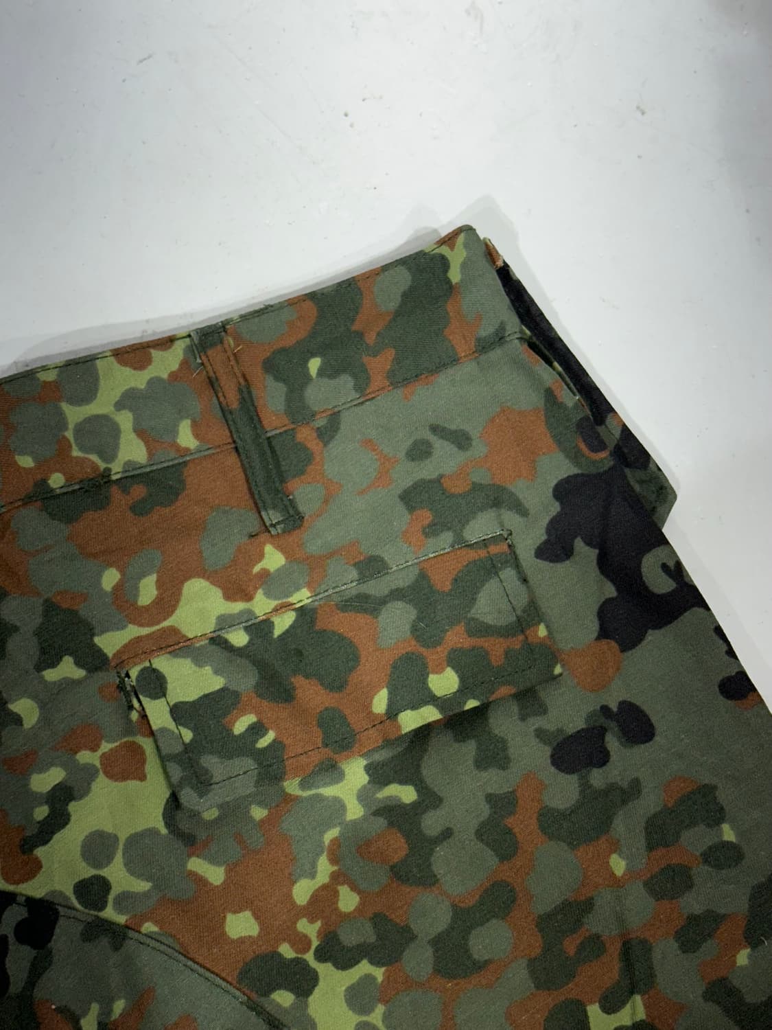 빈티지 카키 미군 카모 군복 밀리터리 와이드 카고 팬츠  상품이미지6