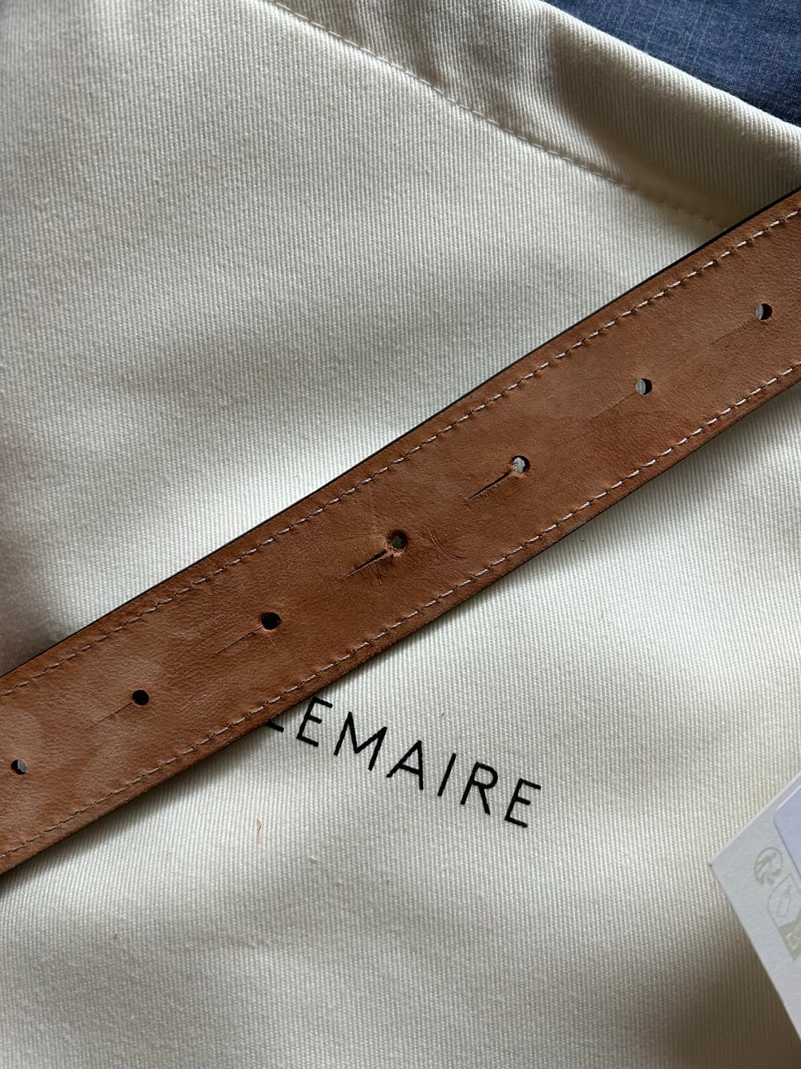 Lemaire gold buckle clip belt 90 상품이미지4