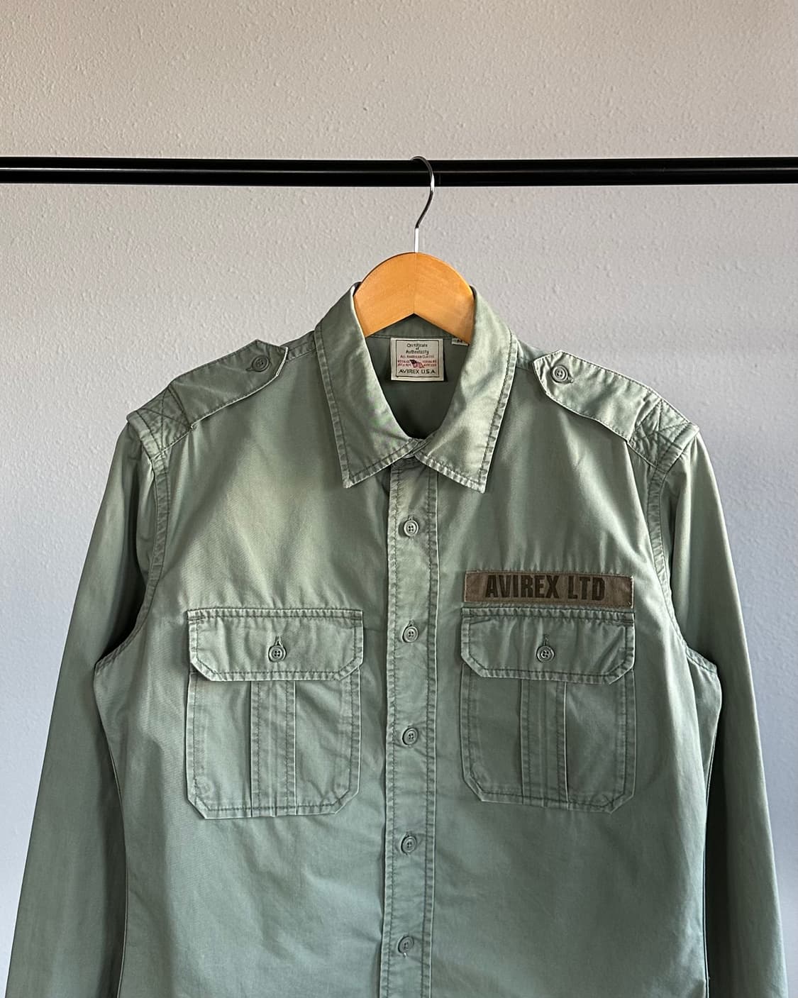 [M]아비렉스 AVIREX US ARMY 밀리터리 셔츠 상품이미지4