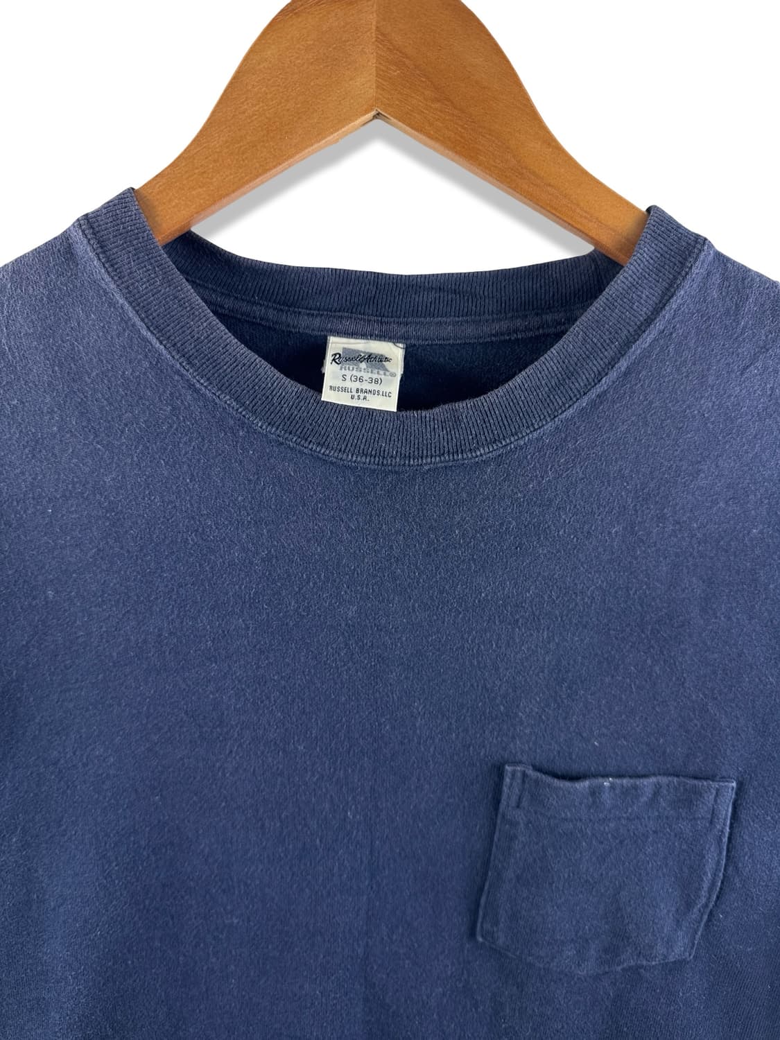 러셀 네이비 포켓 반팔티셔츠2806 상품이미지3