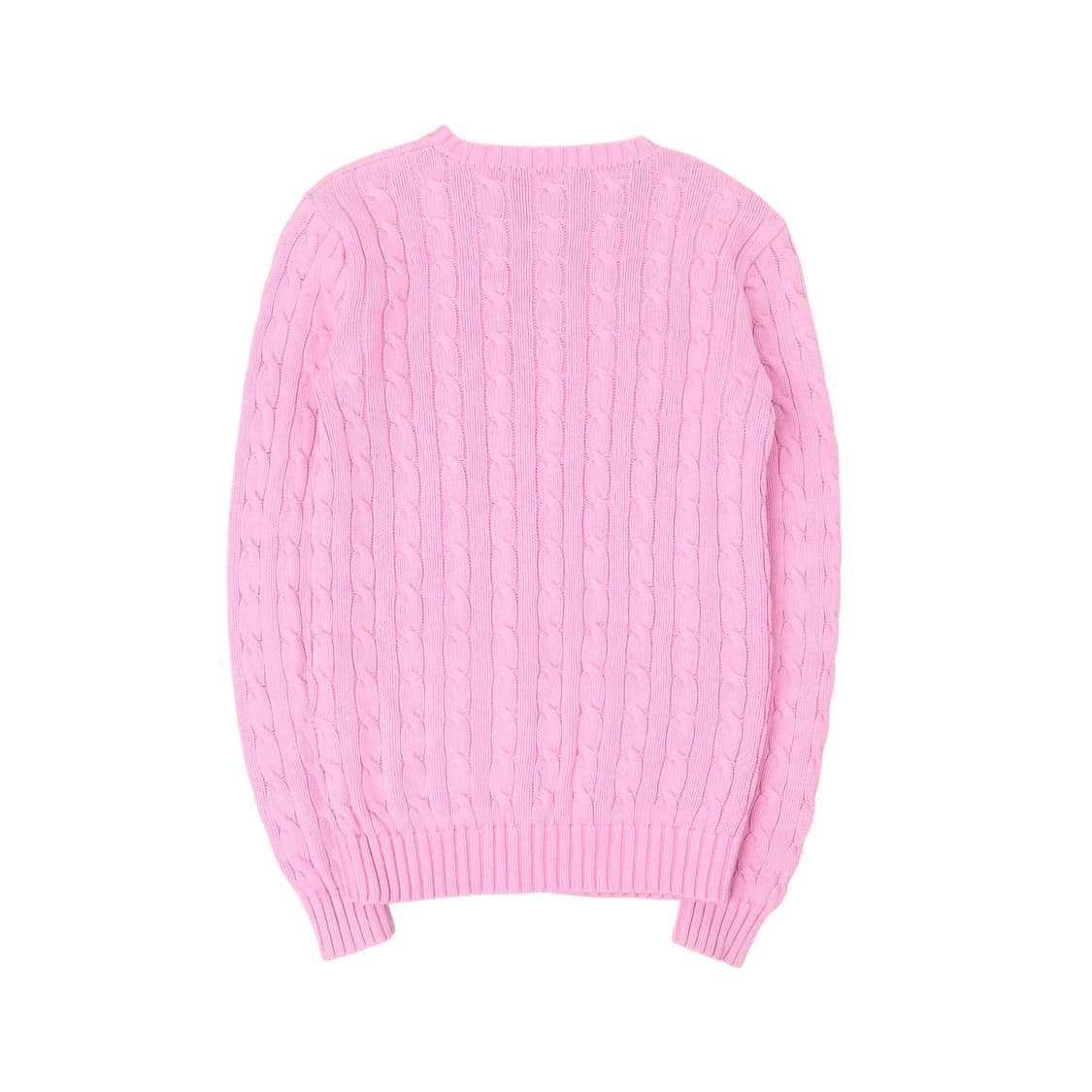 폴로 랄프로렌 라이트 핑크 케이블 니트 상품이미지5