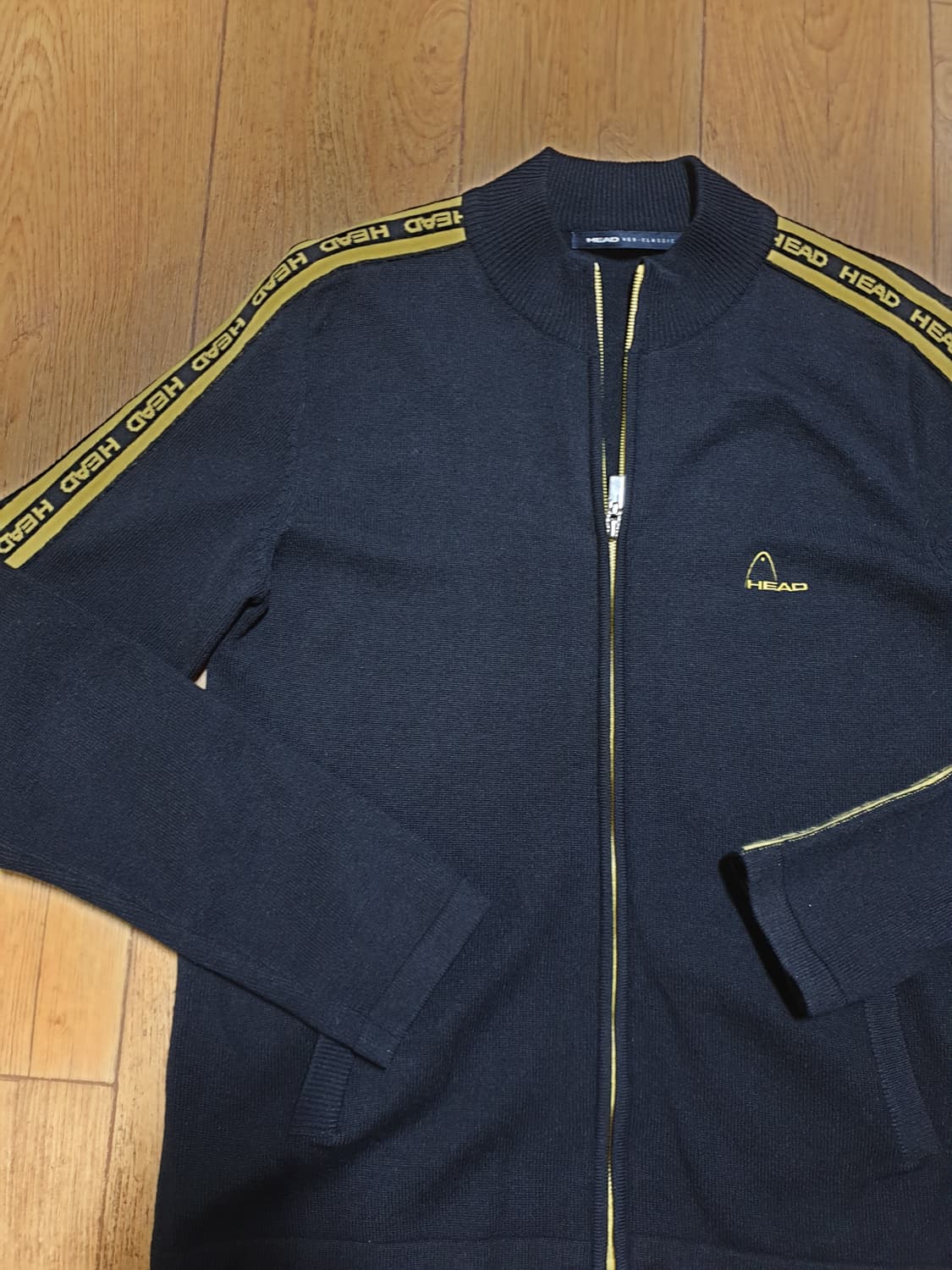 1171 헤드 운동복 니트 집업 90 사이즈입니다 상품이미지4