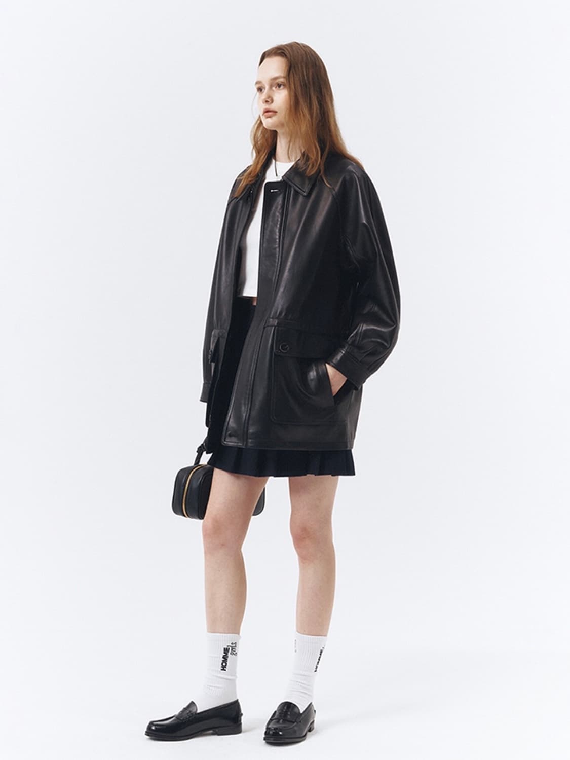 던스트 릴리 레더 자켓 상품이미지2