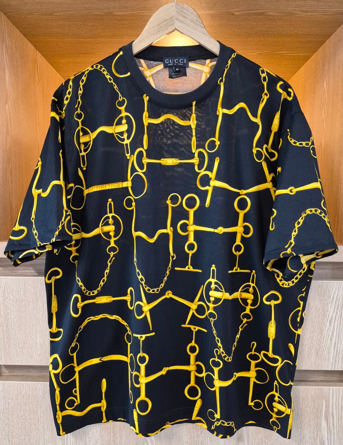 90s GUCCI by Tom Ford 'Horsebit' T-Shirt 상품이미지1