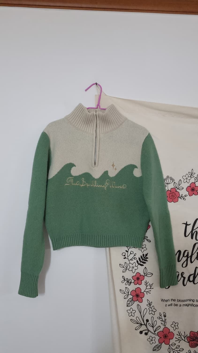 스파클링 웨이브 Half zip-up Knit 상품이미지6