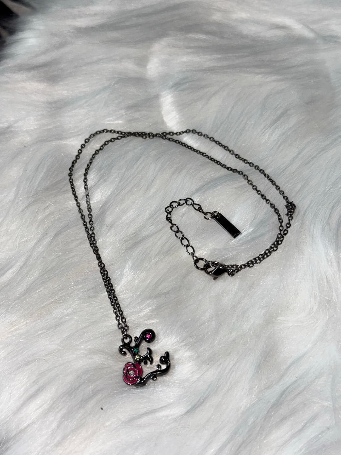 ANNA SUI 안나수이 E포인트 큐빅 디테일 목걸이 상품이미지1