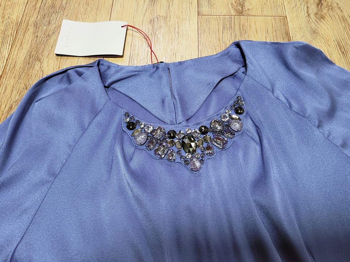 칼리아 보석 블라우스 55-66 새상품 상품이미지2