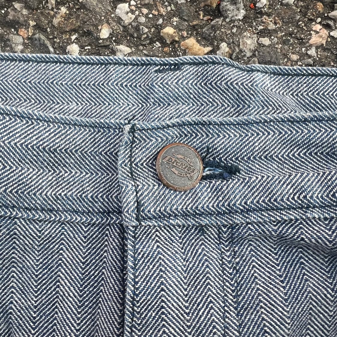 (30) 90년대 헤링본 스트라이프 패턴이 매력적인 데님 팬츠 상품이미지4