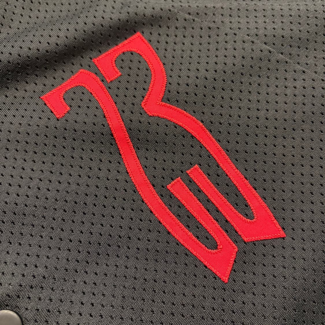 [2XL] 조던 블랙 레드 메쉬 봄버 자켓 B519 상품이미지4