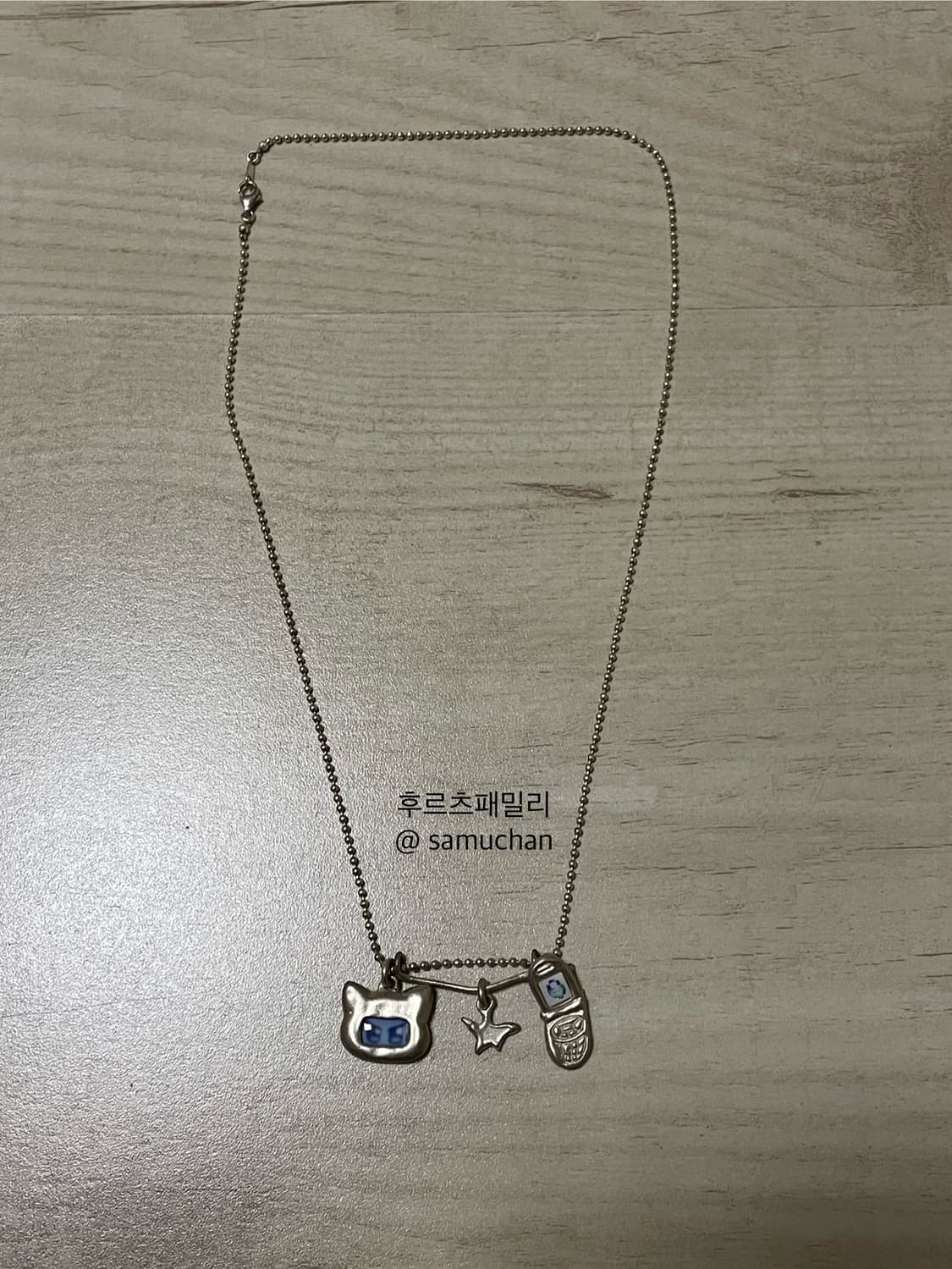 EZO 이지오 네코 charm necklace 목걸이 상품이미지1