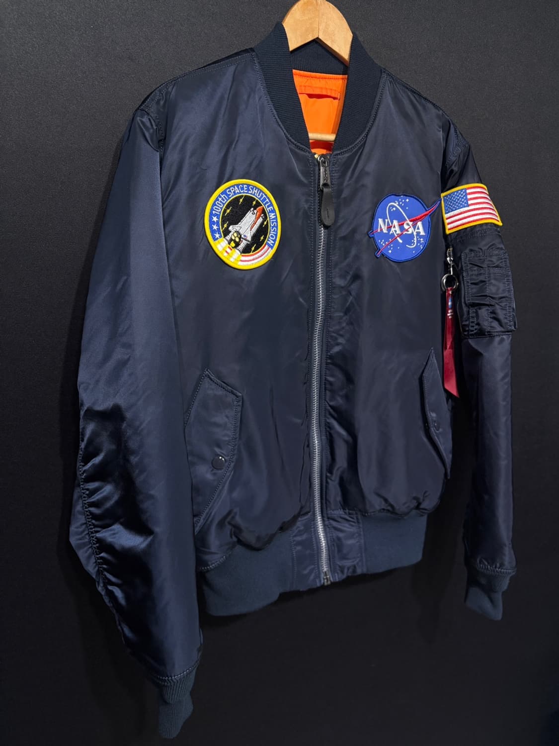 알파 ma-1 나사패치 항공점퍼  상품이미지3