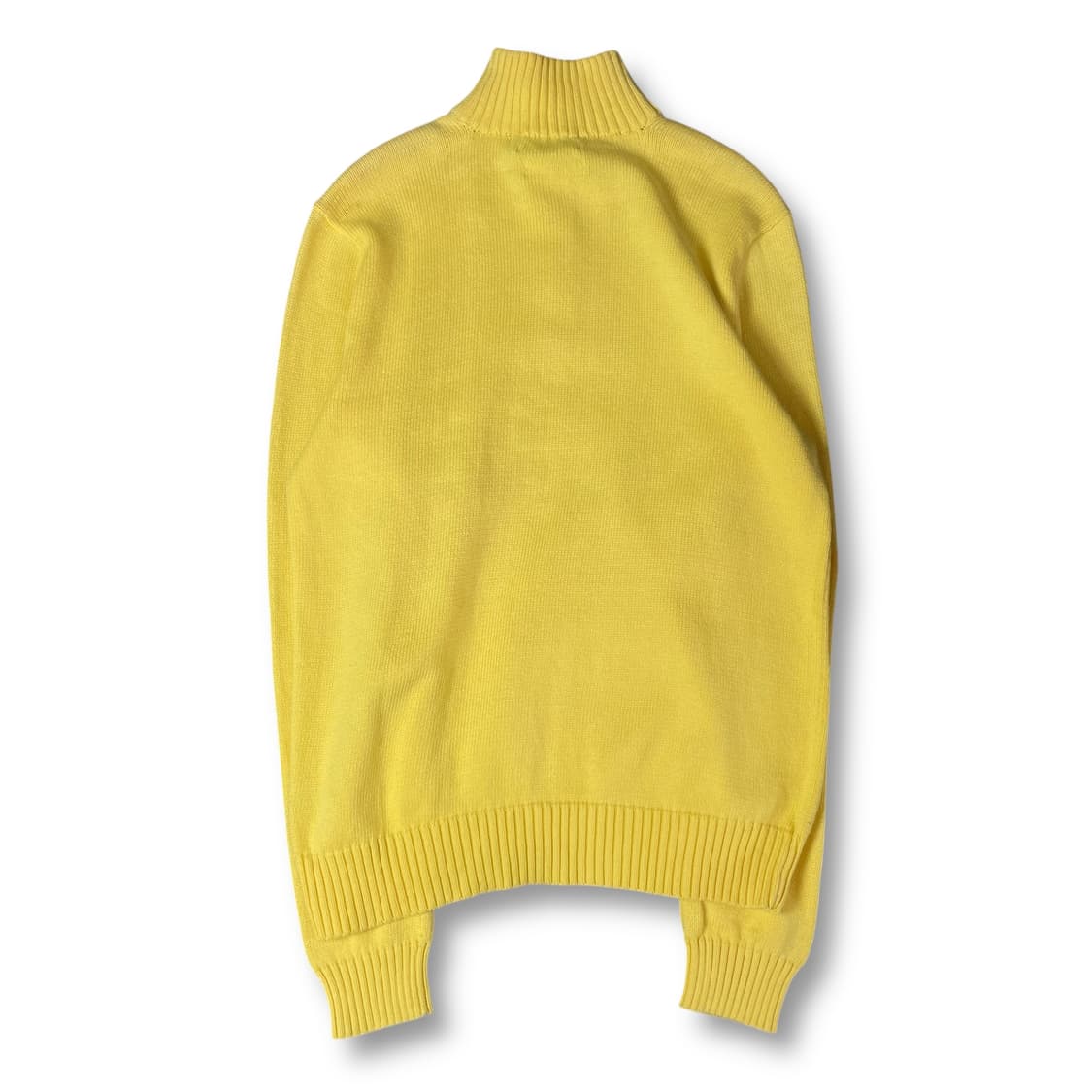 폴로랄프로렌 네이비포니 옐로우 반집업 케이블 니트 M 상품이미지2