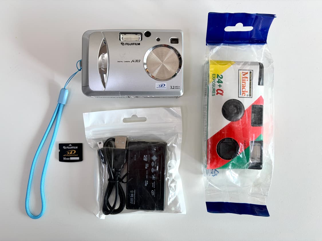 finepix a303 & 빈티지 미사용 일회용 카메라 상품이미지8