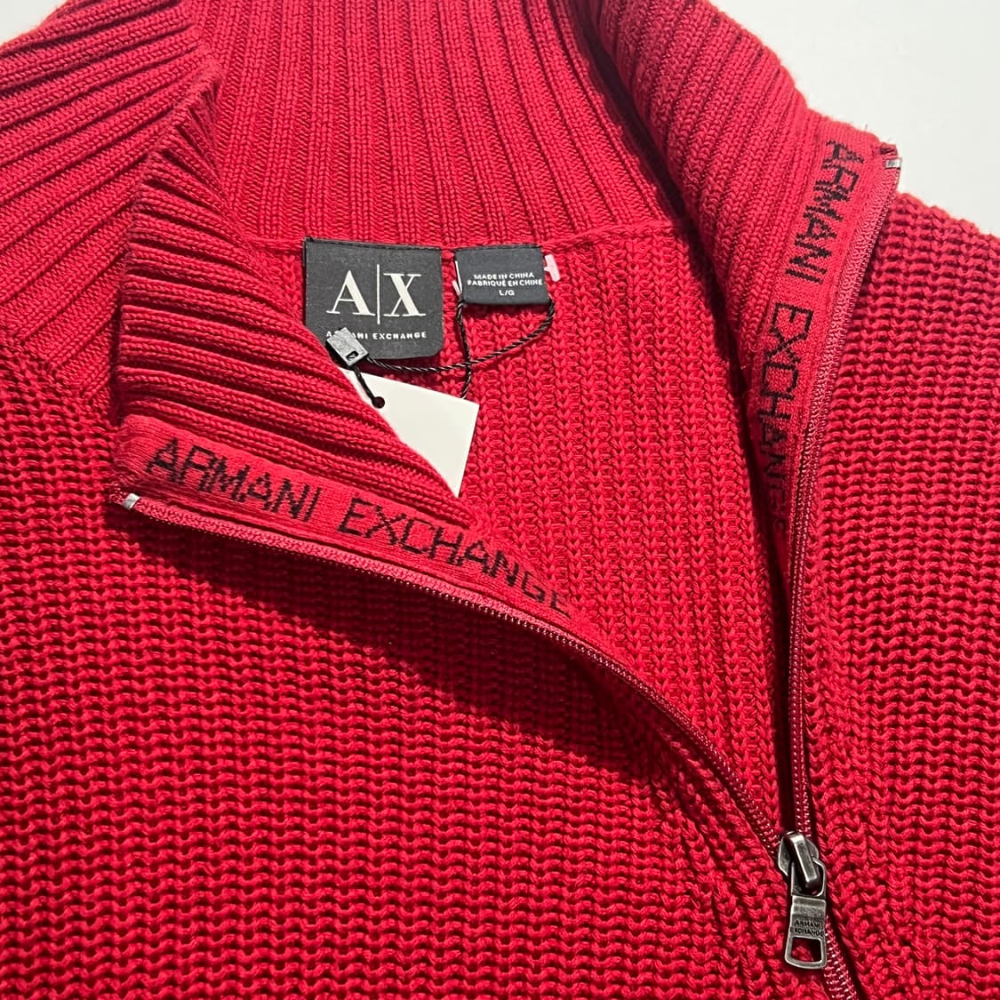 Armani Exchange Knit Zip Up 상품이미지3
